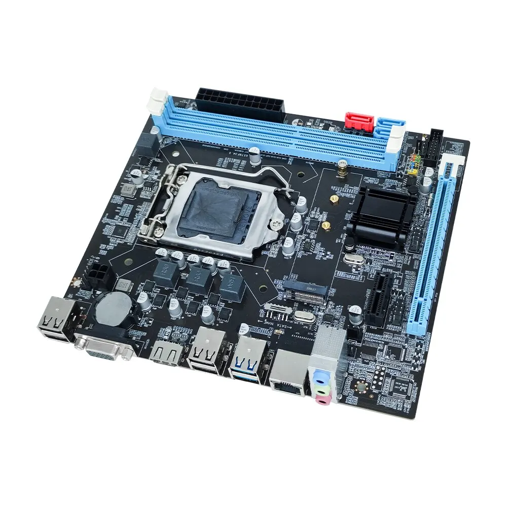 IWONGOU-Conjunto de Placa base B75 para PC, Kit de juegos con núcleo I3, I5, I7, DDR3, Placa base, AMD LGA 1155, procesador y