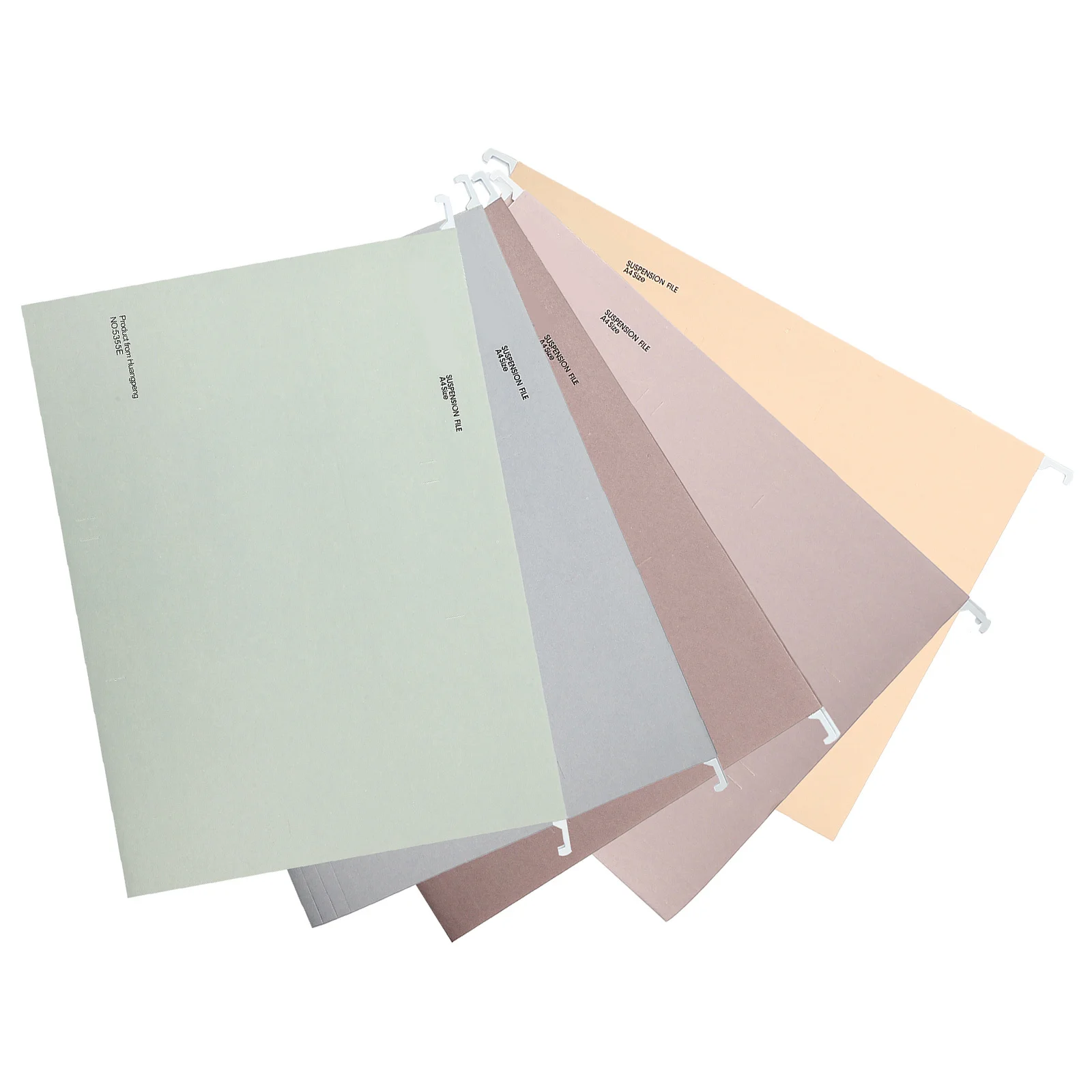 5Pcs File Folders Hanging Portable Office School Home Document Organizer Receipt Storage Filing Holder