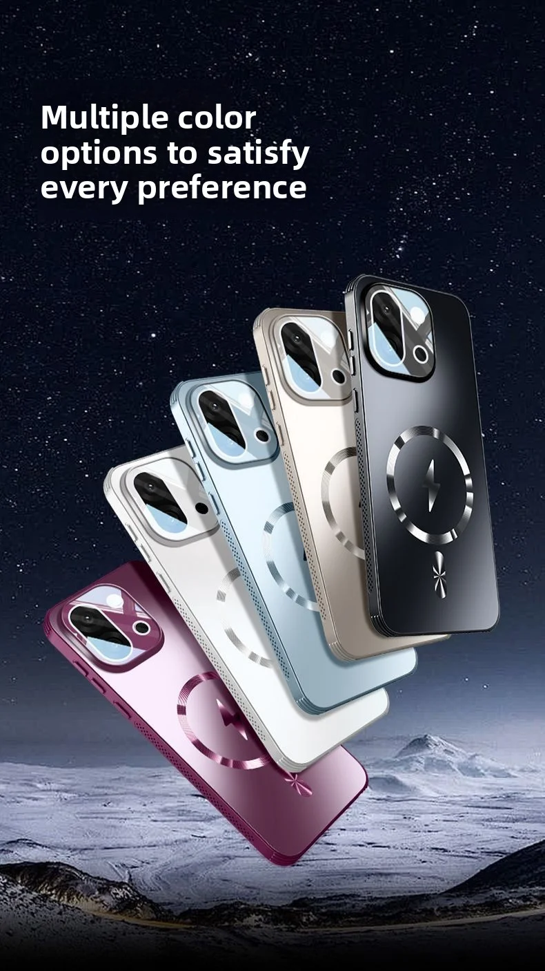 Twarde, matowe etui z magnetycznym bezprzewodowym ładowaniem i ochroną obiektywu do OnePlus 15, obudowa na telefon OnePlus15 One Plus 15 1+15 — zdjęcie produktu 2