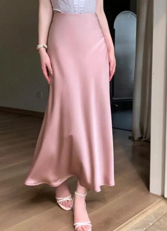 

2025 Autumn and Winter Elegant Sexy Temperament Color Ding Fish Tail One-Step Skirt Half Skirt Casual Bottom