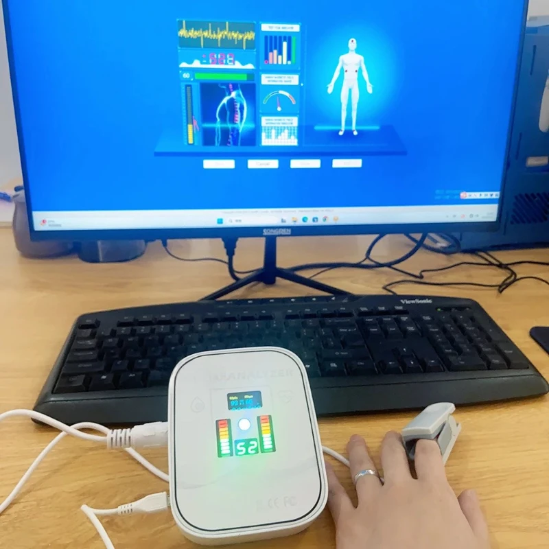 

Quantum Resonance Magnetic Analyzer Set Hand Touch Quantum B