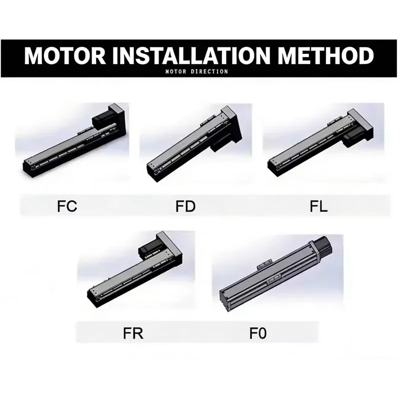 High Precision Ball Screw Linear Guide Rail Semi Enclosed Dust-proof Precision Linear Sliding Table Module