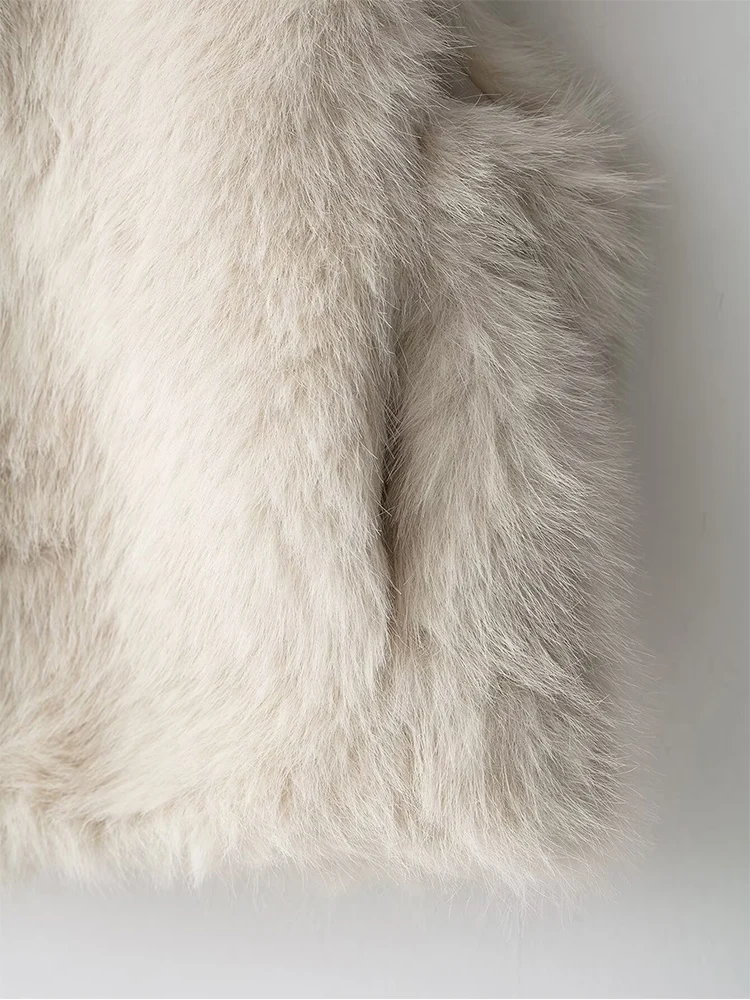 Herfst Winter Warm Bont Vest Voor Vrouwen Chic Pluizig Mouwloos Trend Vest Nepbont Jas Tops Mode Vrouwelijke Bovenkleding