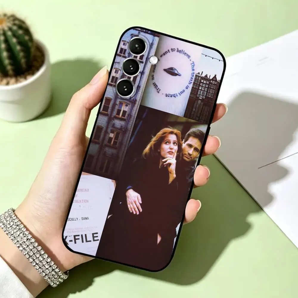 T-the X-Files TV Series Phone Case For Samsung Galaxy A73,A72,A71,A70,A53,A52,A51,Soft Silicone Black Cover