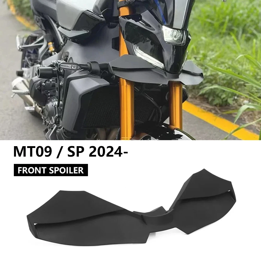 

For MT-09 MT09 SP MT 09 2024 2025 Motorcycle Downforce Naked Frontal Spoilers Winglet Aerodynamic Wing Front Spoiler Kit