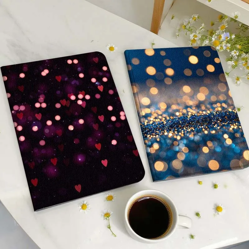 

Чехол для планшета Purple Heart Bokeh Light для Huawei Honor MatePad MediaPad Air 5 6 7 11 V6 V7 V8 V9 X9 X8 T10 T10s C5e T5, подарок