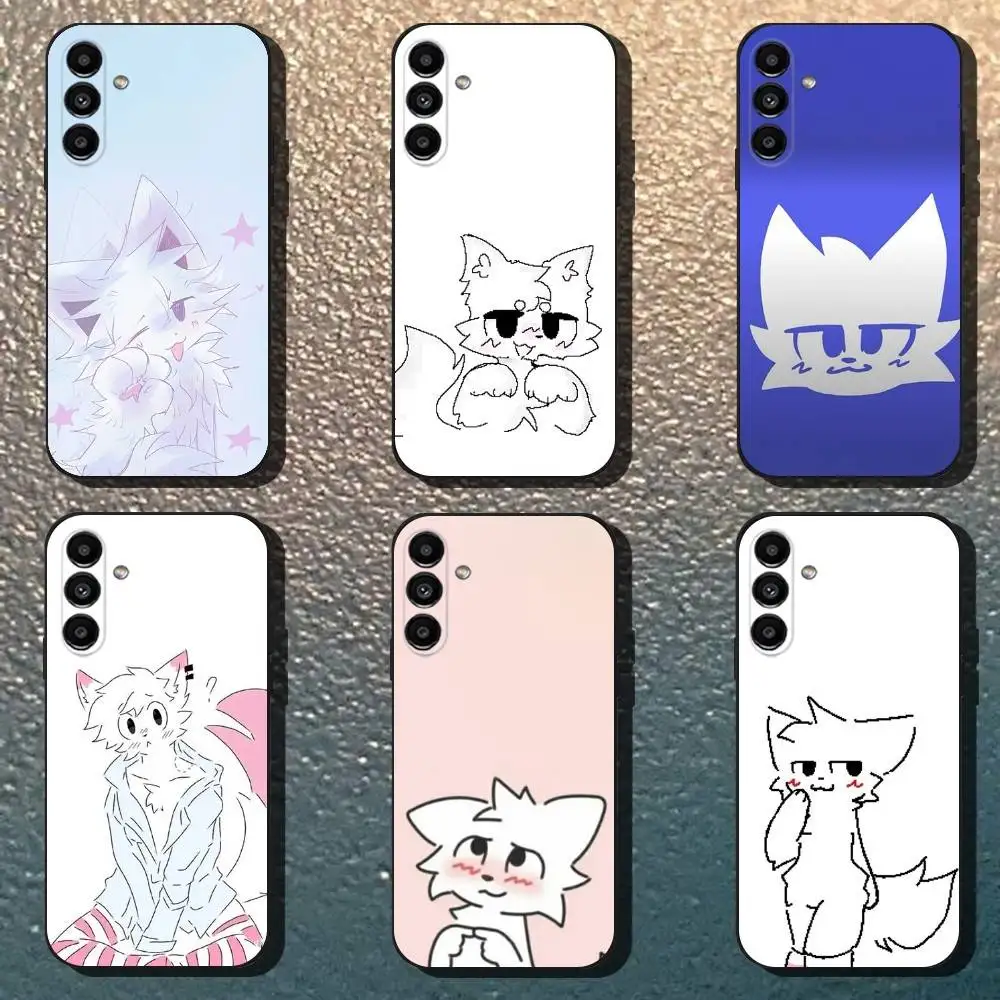 

Cute B- Boykisser Phone Case For Samsung Galaxy A13,A21s,A22,A31,A32,A52,A53,A71,A80,Soft Black Shell
