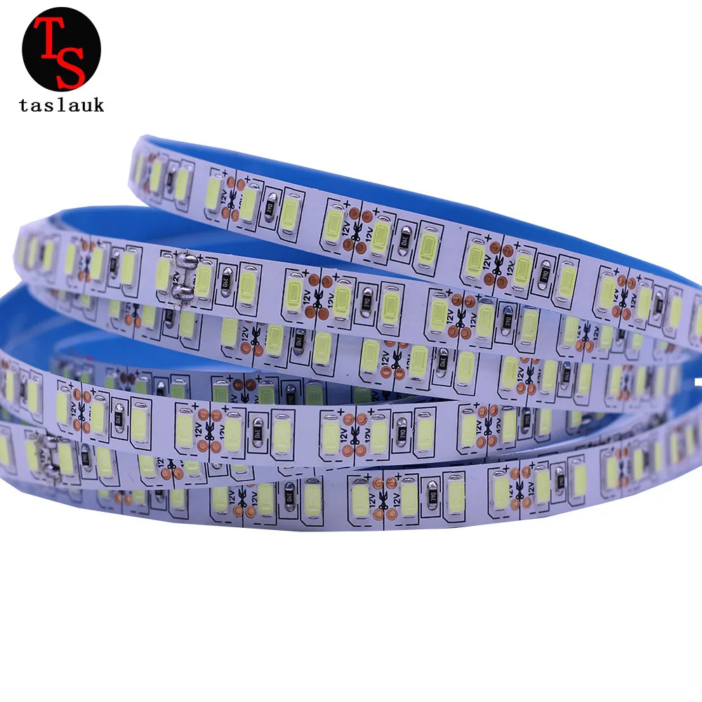 120leds/m LED Strip Light tape 12V 5730 SMD White Warm White NW 4000k 5m  For Ceiling Counter Cabinet Light non waterproof