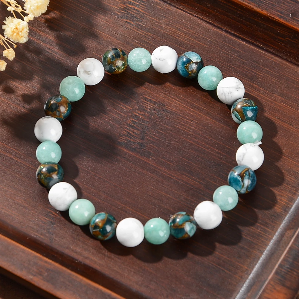 1PC natural stone healing bracelet that can eliminate worries, relieve anxiety, and bring prosperity and abundance.
