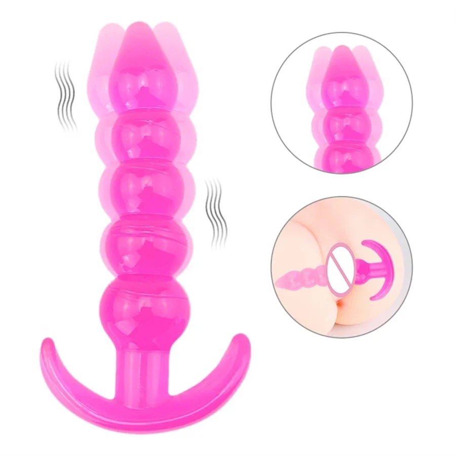 Silicone anal contas plug brinquedos para mulheres, brinquedos sexuais para casais, plug anal, vaginal e ânus, bens sexuais exóticos, jogos pornográficos para adultos