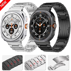Quick release Titanium Strap for Samsung Galaxy Watch Ultra 2025 47mm bracelet Watchband Correa for Galaxy Watch 8-7 Ultra Strap