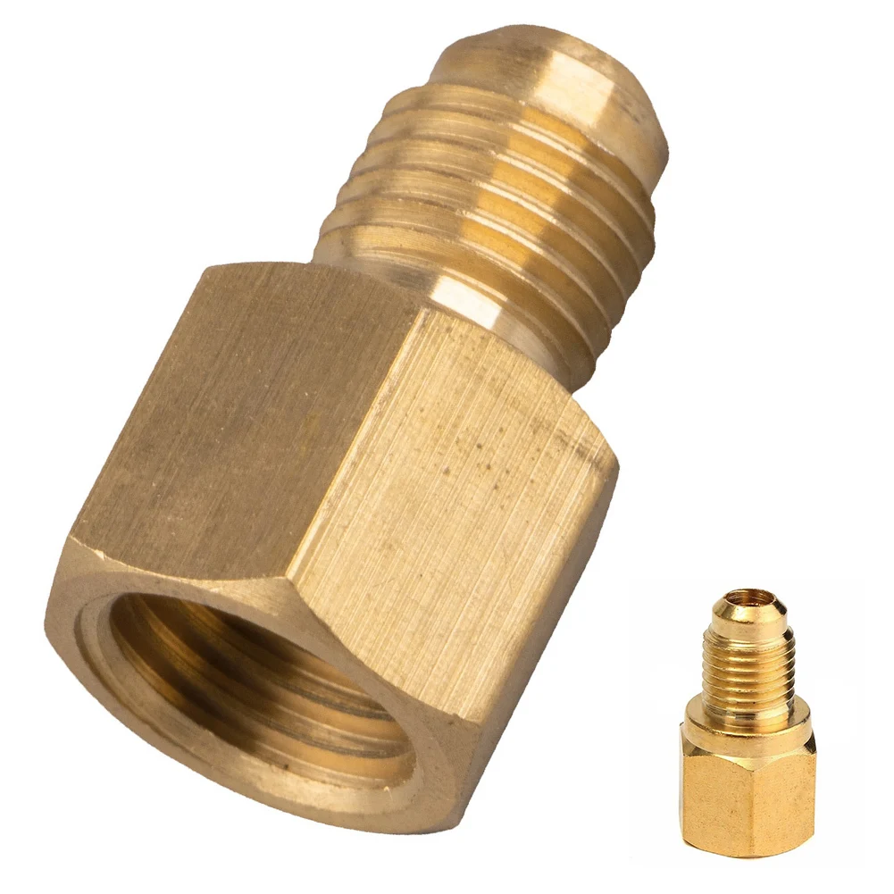 Brass Internal Thread 1/4 External Thread High Construction Quality Provides Safe Access to Valve System Easy to Install