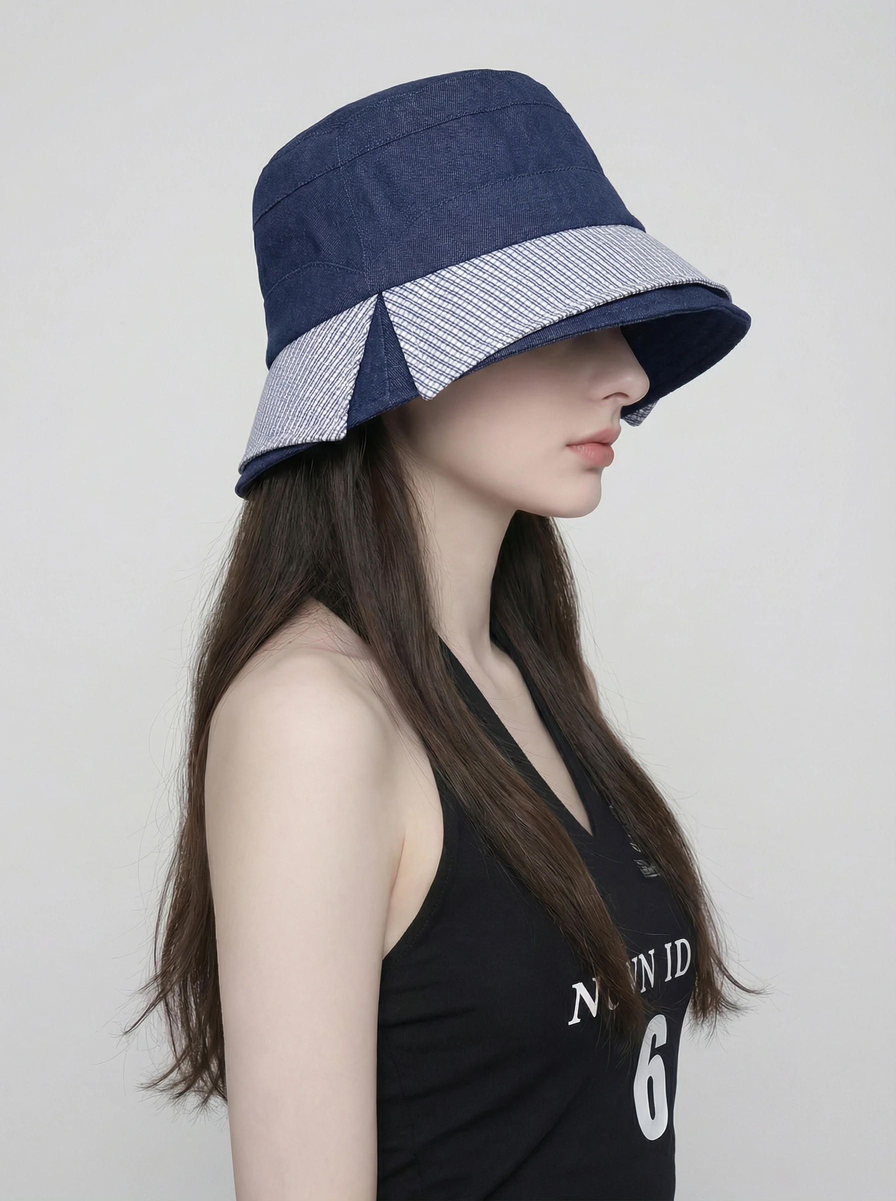 chapeau-de-peche-a-carreaux-style-coreen-printemps-2026-pour-femme-protection-solaire-exterieure-mode-decontractee-a-large-bord-effet-amincissant-pour-le-visage-tendance