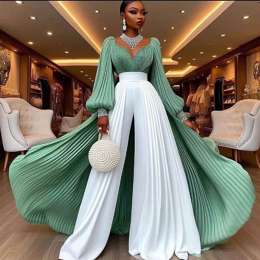 Draped Evening Dres…