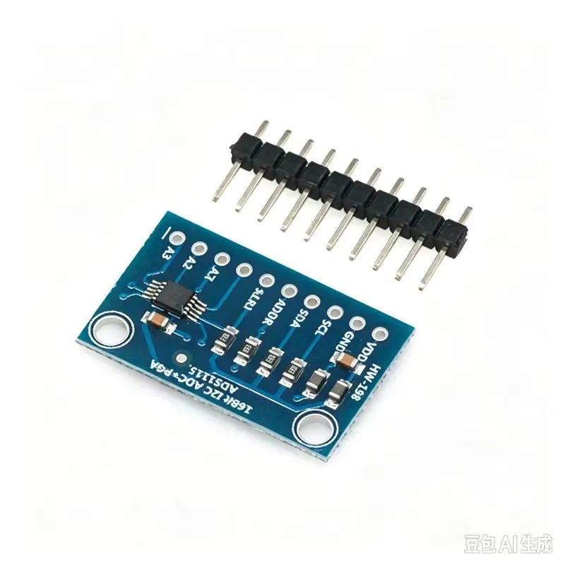 ADS1115 16-Bit ADC Module 4-Channel I2C Analog-to-Digital Converter with PGA 1PCS/3PCS/5PCS