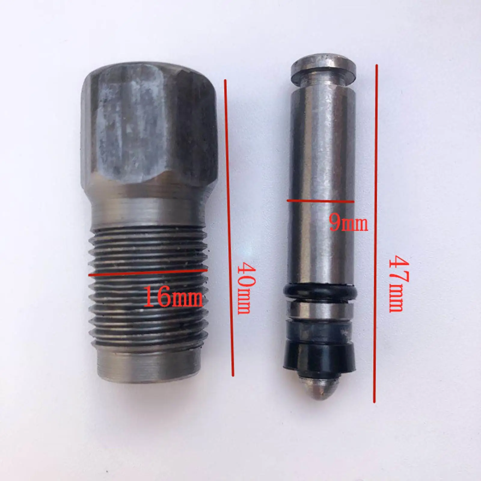 2T Hydraulic Oil Pump Threaded Repair Tool Small Cylinder Piston Generic Car Hydraulic Horizontal Jack Oil Pump Body Accessories