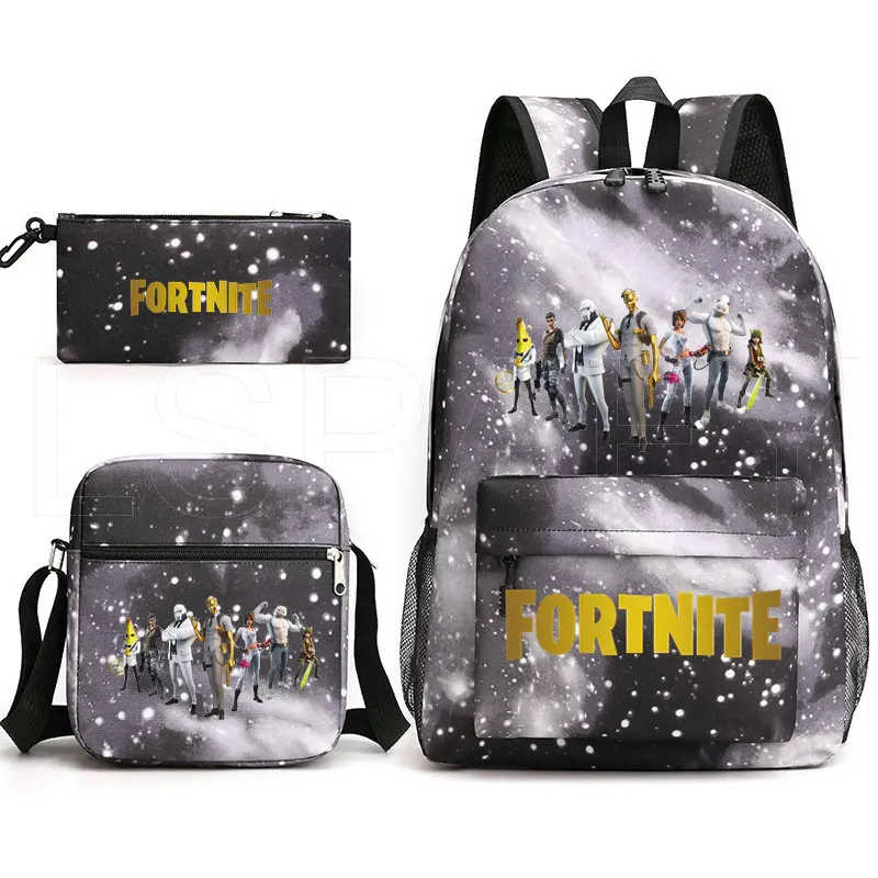 Fashion Backpack Students School Bags Fortnites Girls Boys Children\'s Schoolbag Mochilas Teenage Fortnites Print Bookbag