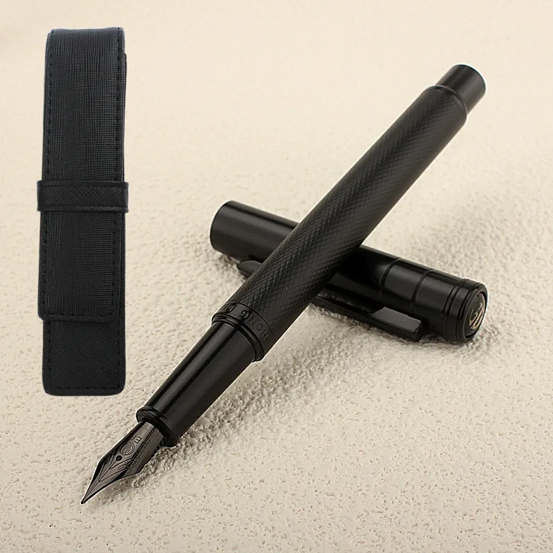 

Hongdian Fountain Pen Practice Writing Pens for Calligraphy Black Forest Pro Ink Pens for Business Office School Gifts