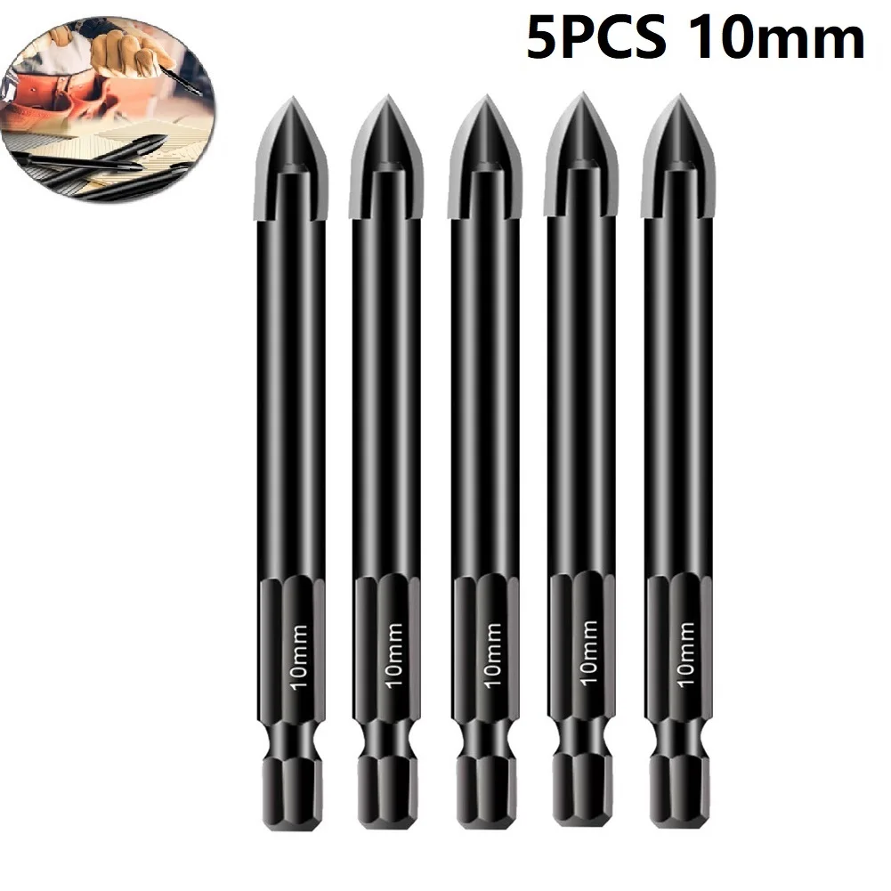 Triangle Drills Bit High Quality and Versatile Carbide Steel Triangle Drill Bit Set for Glass Ceramic and More