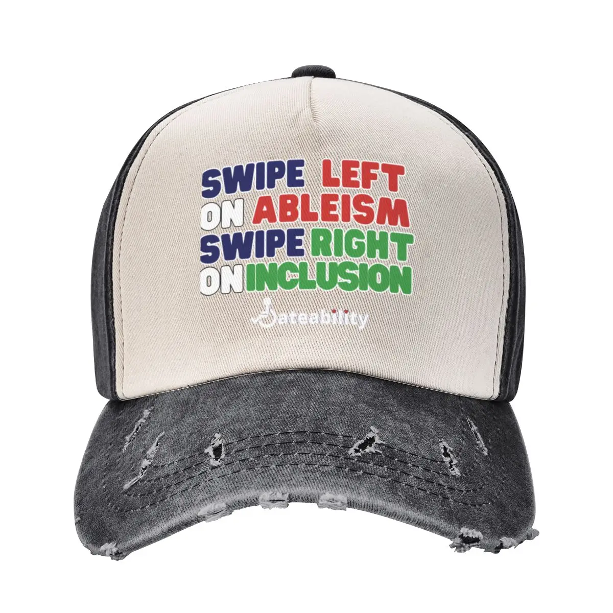 

Swipe left on ableism! Baseball Cap Cosplay Hat Man For The Sun Male hat New In The Hat Hats For Women Men's