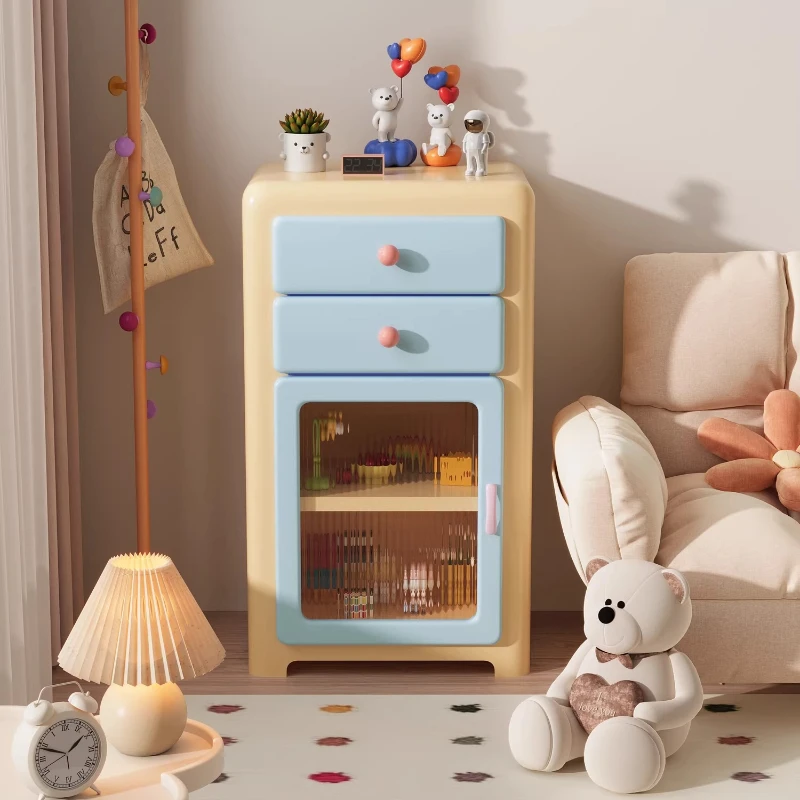 

Cream Wind Side Cabinet Bedroom Living Room Dining Side Cabinet Entrance Display Small Creative Locker