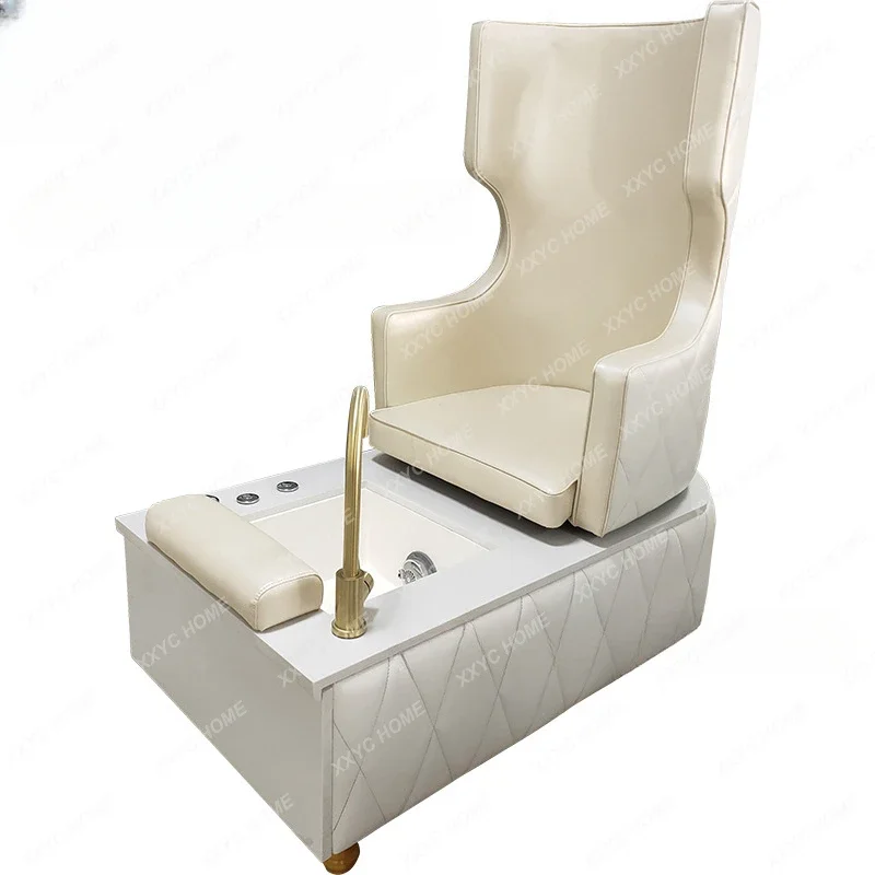 High-End Manicure Foot Massage Couch High Back Luxury Throne Foot Massage Chair Single Foot Bath Gorgeous Sofa Seat