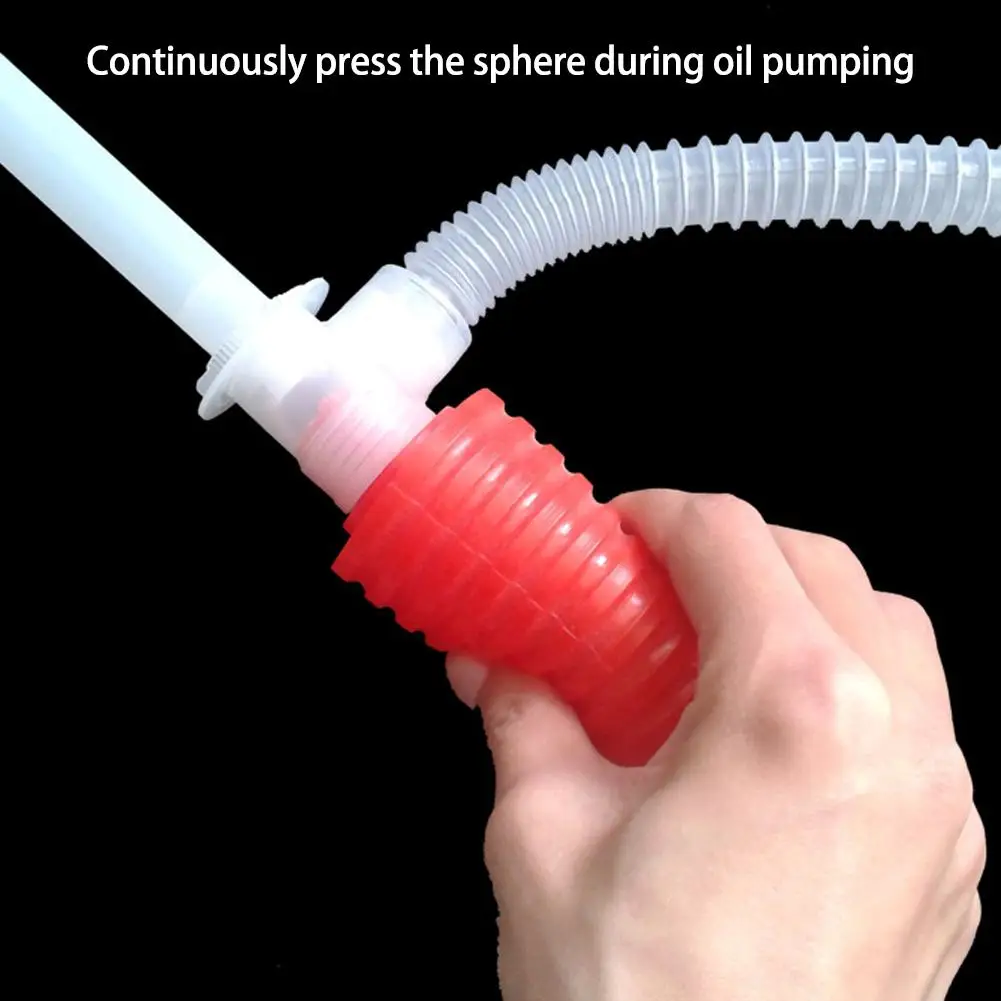 

66CM Car Manual Oil Pump Auto Truck Fuel Syphon Oil Gasoline Pump Automotive Hand Diesel Accessories Transfer Sucker Tools