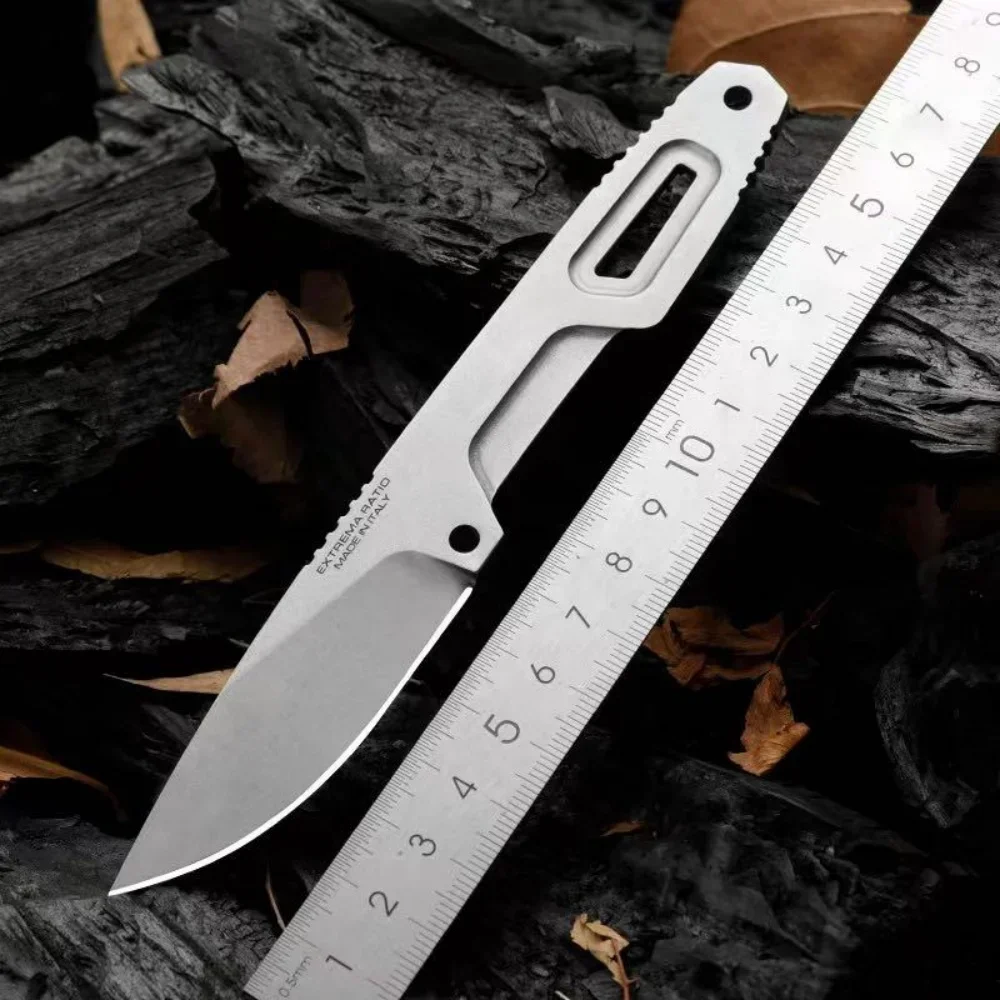 

High-Hardness Tactical Fixed Blade Knife D2 Blade Sharp Cutting Knife Tactical Knife Portable EDC Survival Knife with Sheath
