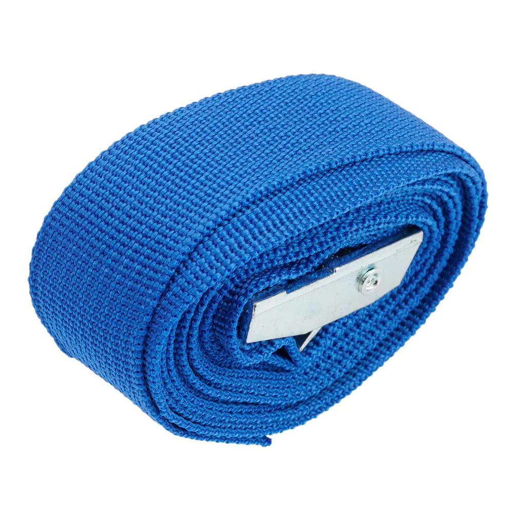 1PC 2m Zinc Alloy Buckle Binding Belt Quick Tightener Rope Zinc Alloy Cargo Strap Luggage Rack Fixed Clamp Belt Color Random