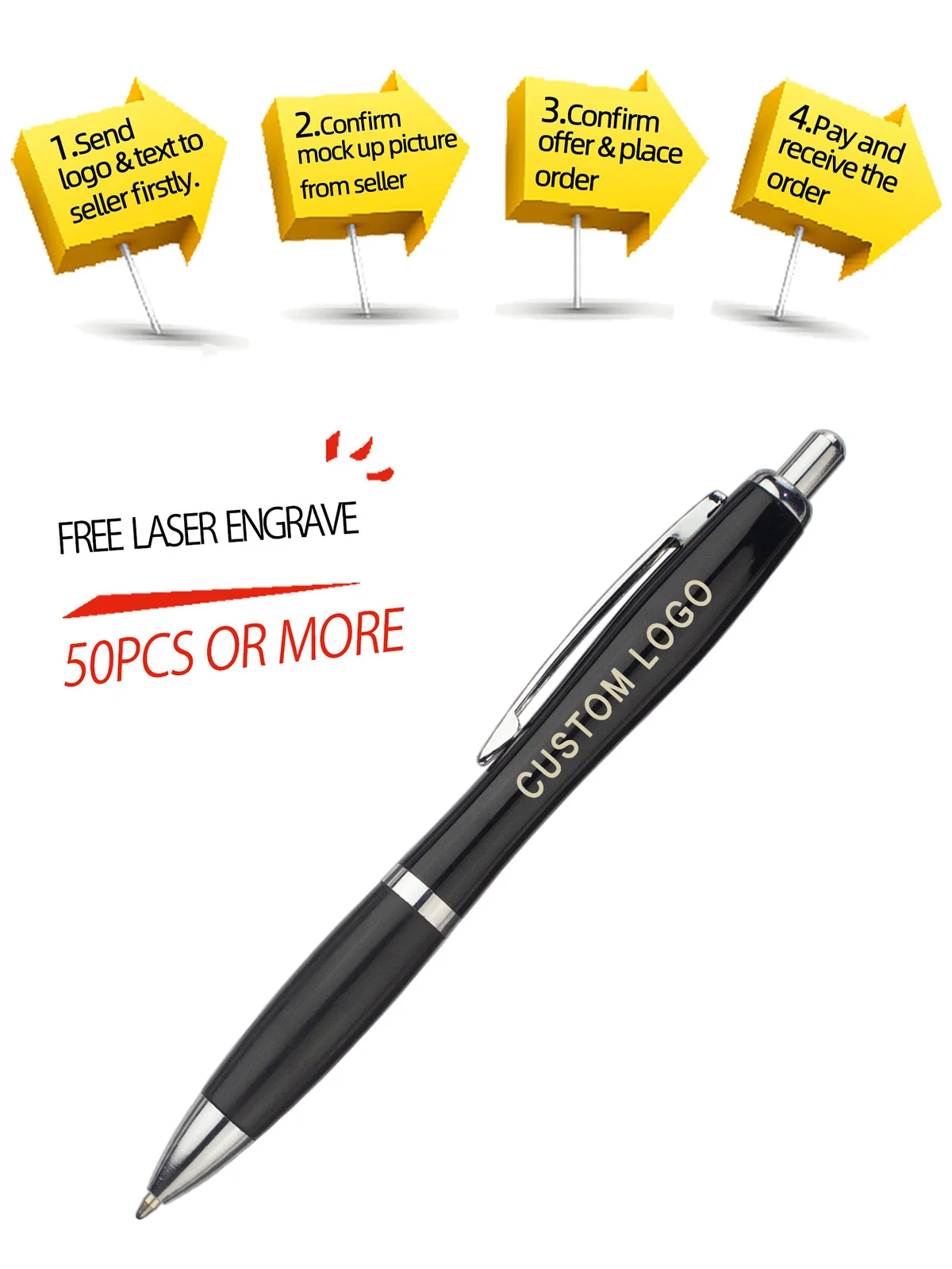 Gourd Metal Custom Ballpoint Pen Personalized Ball Pen Customized Promotional Gift Pens Event Party Advertise Giveaway writting