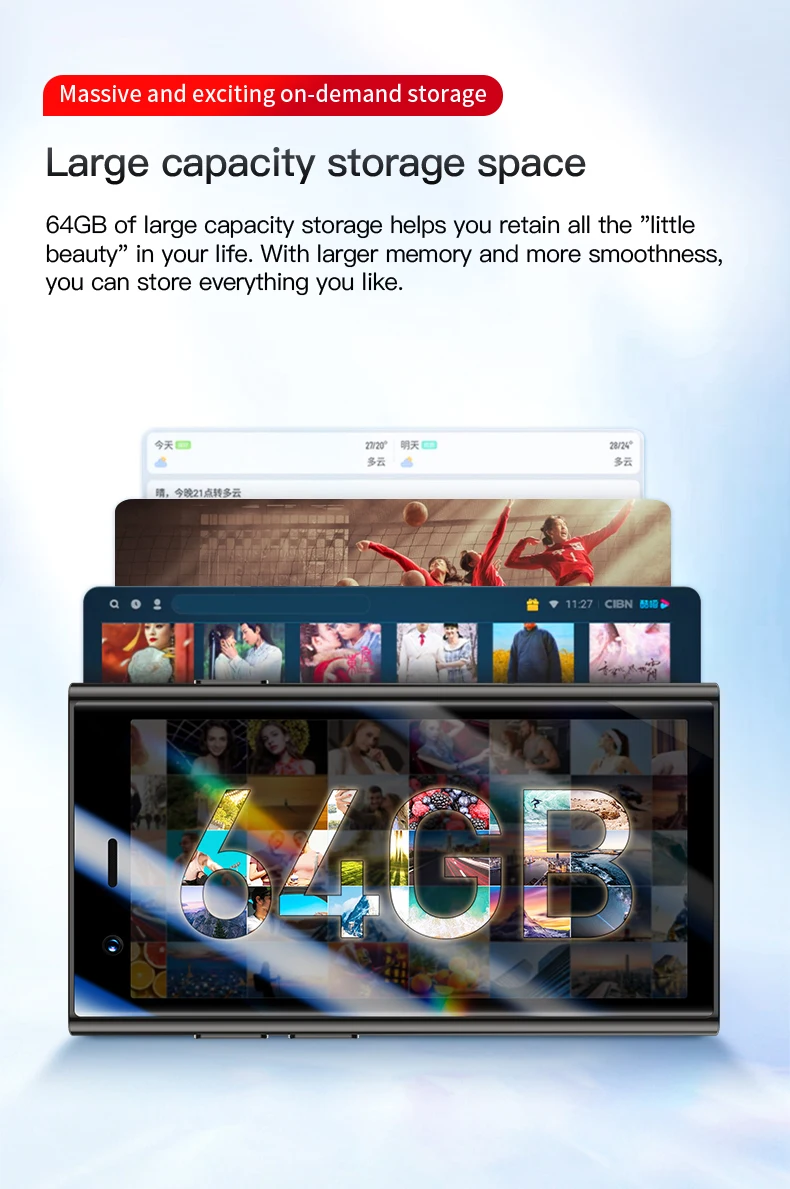 SOYES S24 Pro Max 4G هاتف ذكي صغير 3 بوصة Linglong Body 2400mAh بطارية كبيرة 2GB RAM + 16GB ROM التعرف على الوجه 4G + SIM المزدوج