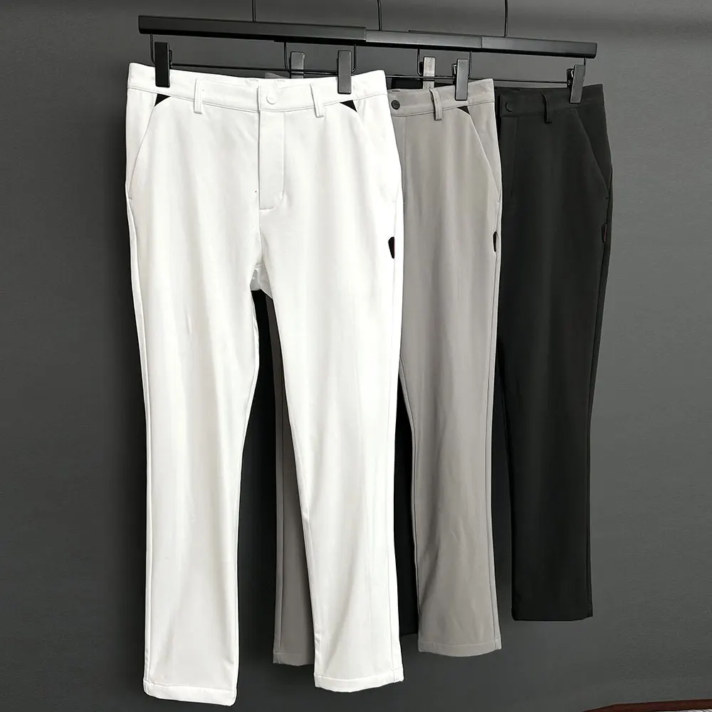 

2025 autumn and winter men's golf pants with fleece fabric, windproof and warm, comfortable and skin friendly, free shipping