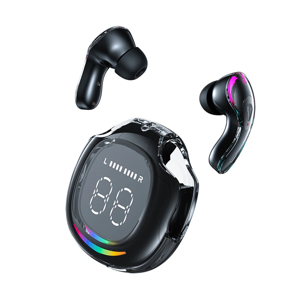 TWS Wireless Bluetooth 5.3 Headset with LED Digital Display In-Ear Earbuds Sport Gaming Headsets Noise Reduction Headphones
