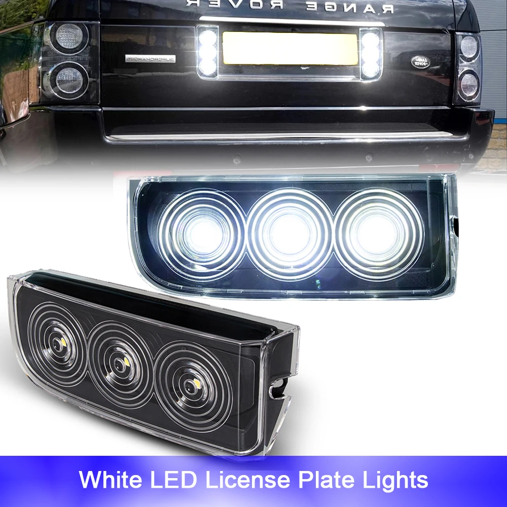 

6000K LED Tail License Plate Lights Canbus For Land Rover Range Rover L322 2003-2012 Stop Lamp White