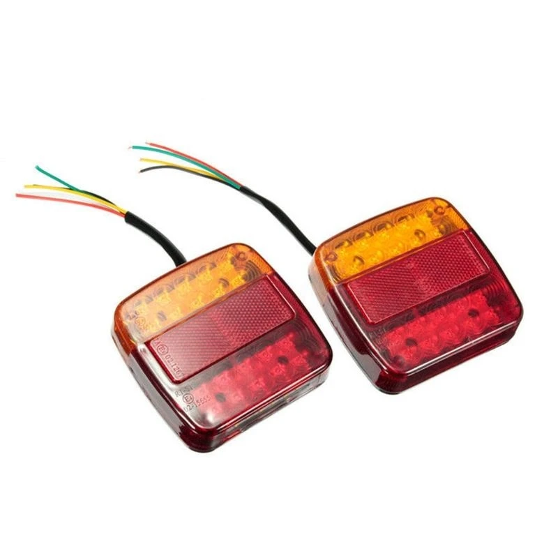 

20LED Dynamic Car Truck Tail Light Taillight Rear Lamp Flashing Warning Light Bus Trailer RV SUV