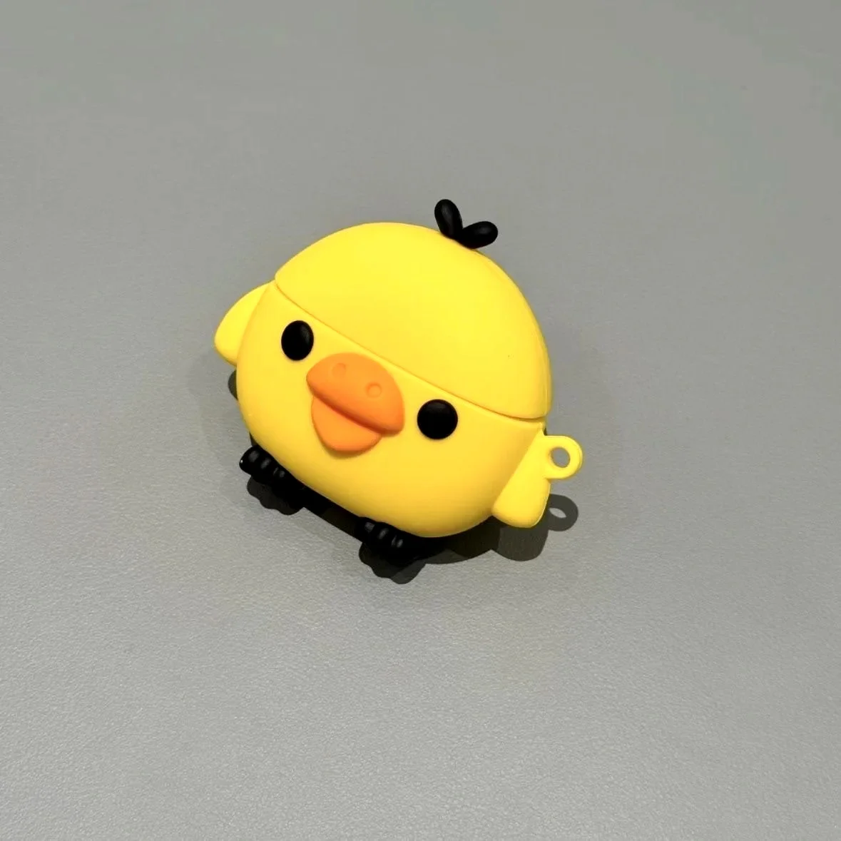 Kawaii 3D Yellow Chick AirPods Case, Soft Silicone Shockproof Protective Cover, Cute Cartoon Earphone Case For AirPods Pro 2/3/4