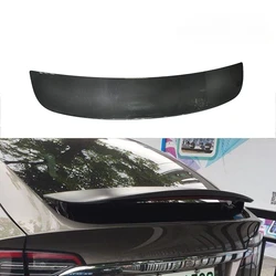 Dry Carbon Fiber Rear Spoiler Winglet for Tesla Model X 2016-2024  Downforce Diffuser Tailfin 100% Real Material High Quality