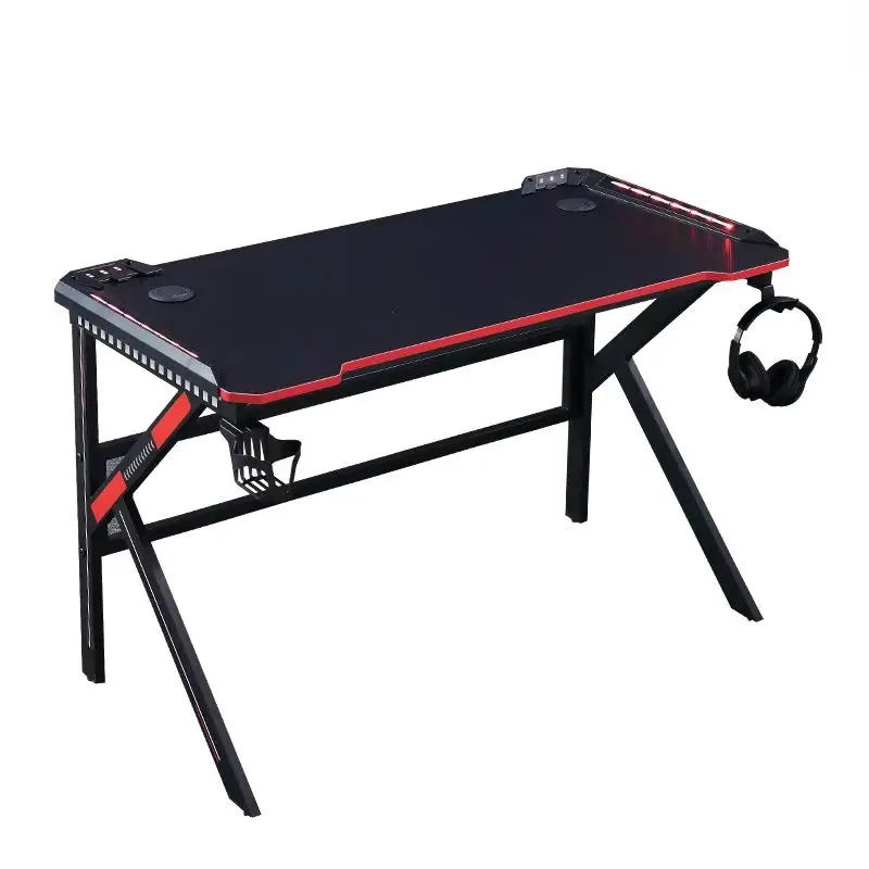 Bedroom Computer Game Desk Holder Black Large Led Bar Mat Glow Computer Game Desks Mesa Para Estuda Furniture for Bedroom Table