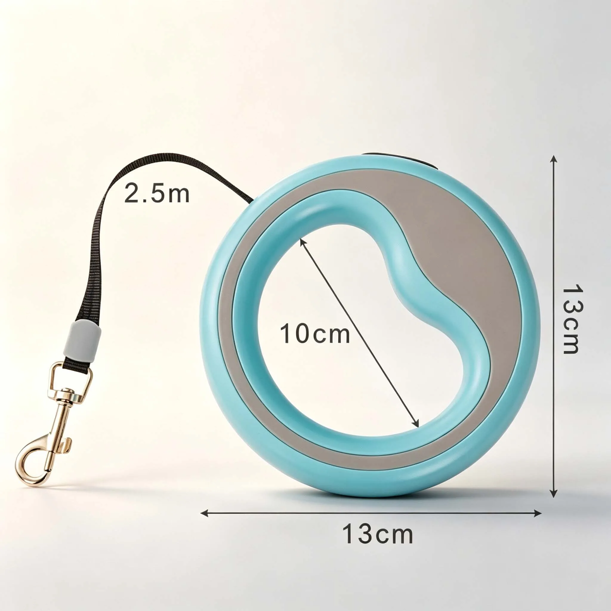 250cm/98.43in Automatic Retractable Dog Leash, Heavy Duty Outdoor Training Pet Lead for Small Medium Dogs, Durable Puppy Dog