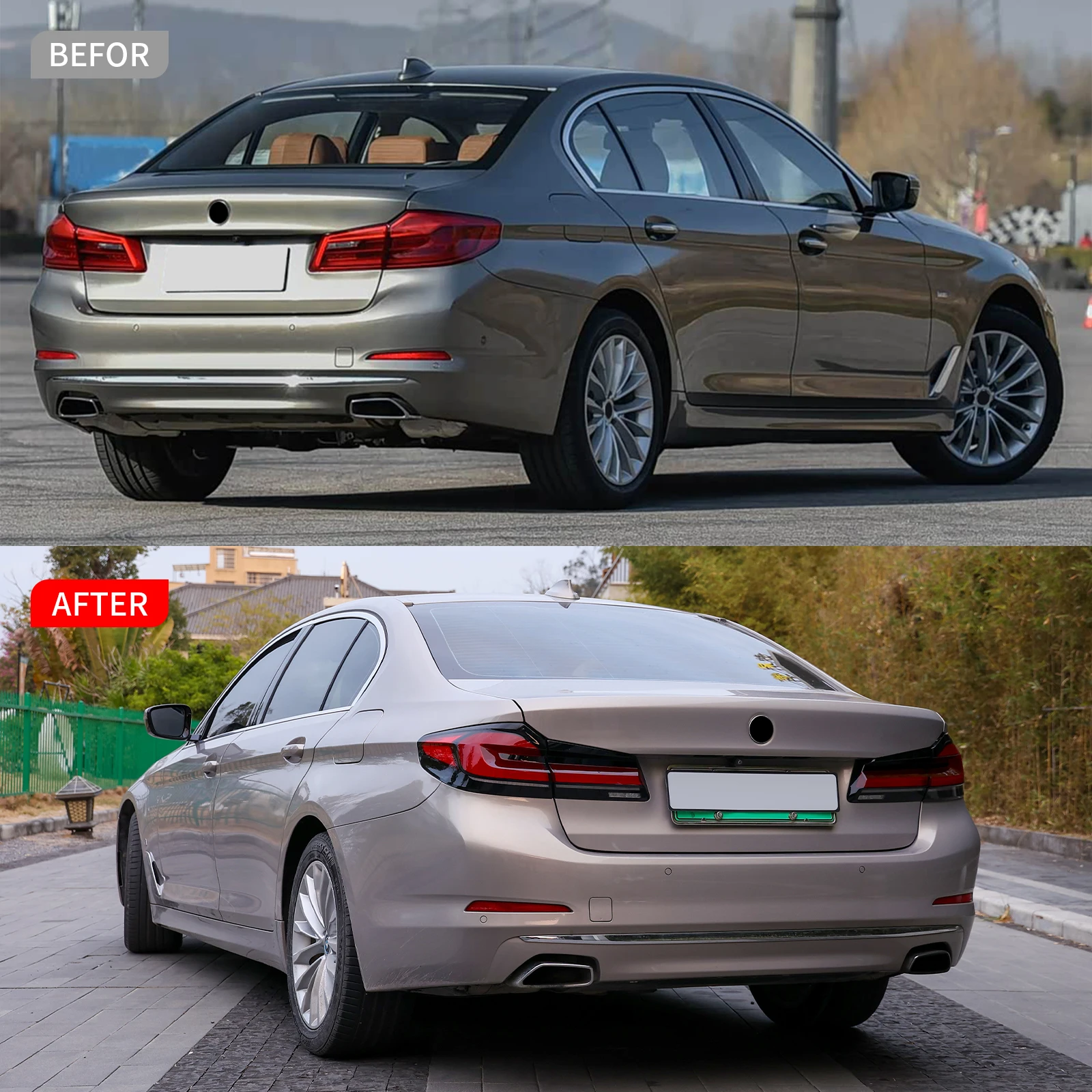 Car Upgrade LED Taillights for BMW G30 G38 2018-2020 Tail Lamps Assemblies DRL Dynamic Brake Reverse Turn Signal Lamp view 3