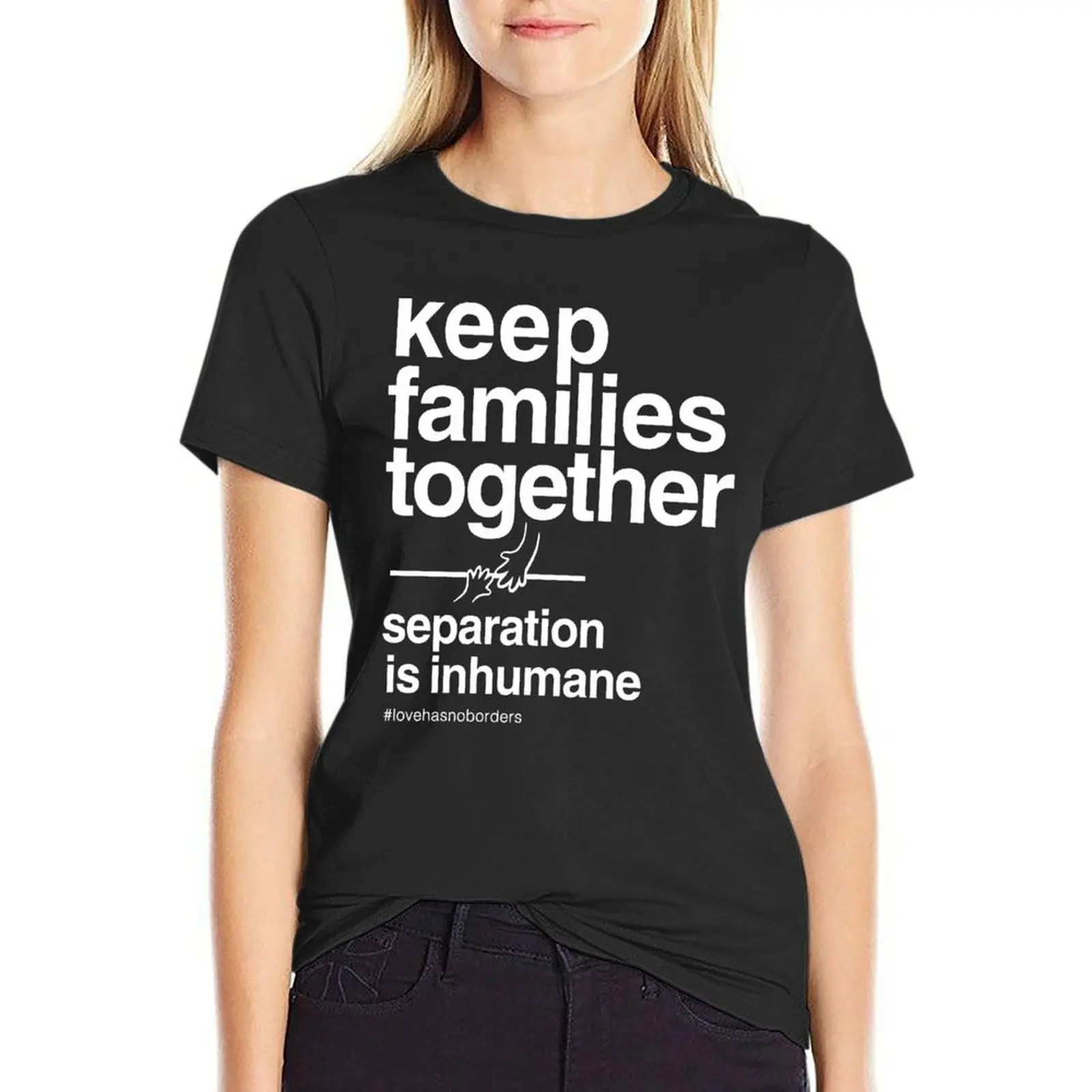 

Keep Families Together T-Shirt tops Blouse Women's tee shirt