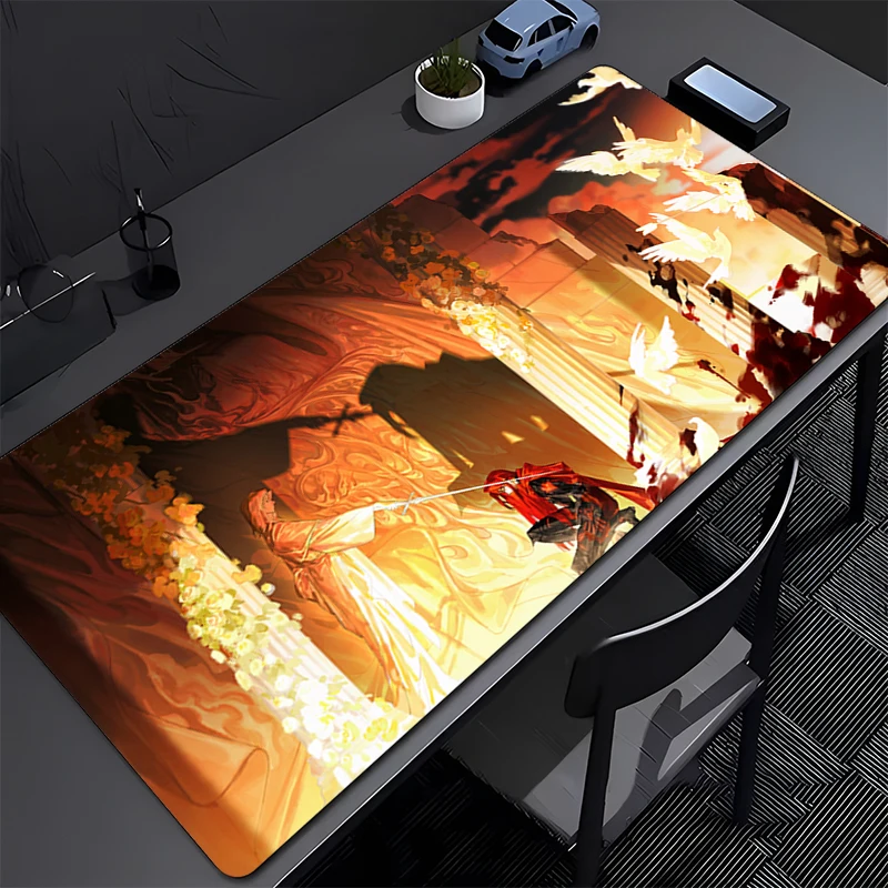 

Mouse Pad Anime Non Slip Mousepad Laptop Cool Lord of the Mysteries Keyboard Pad PC Gaming Accessories Extended Desk Mouse Mat