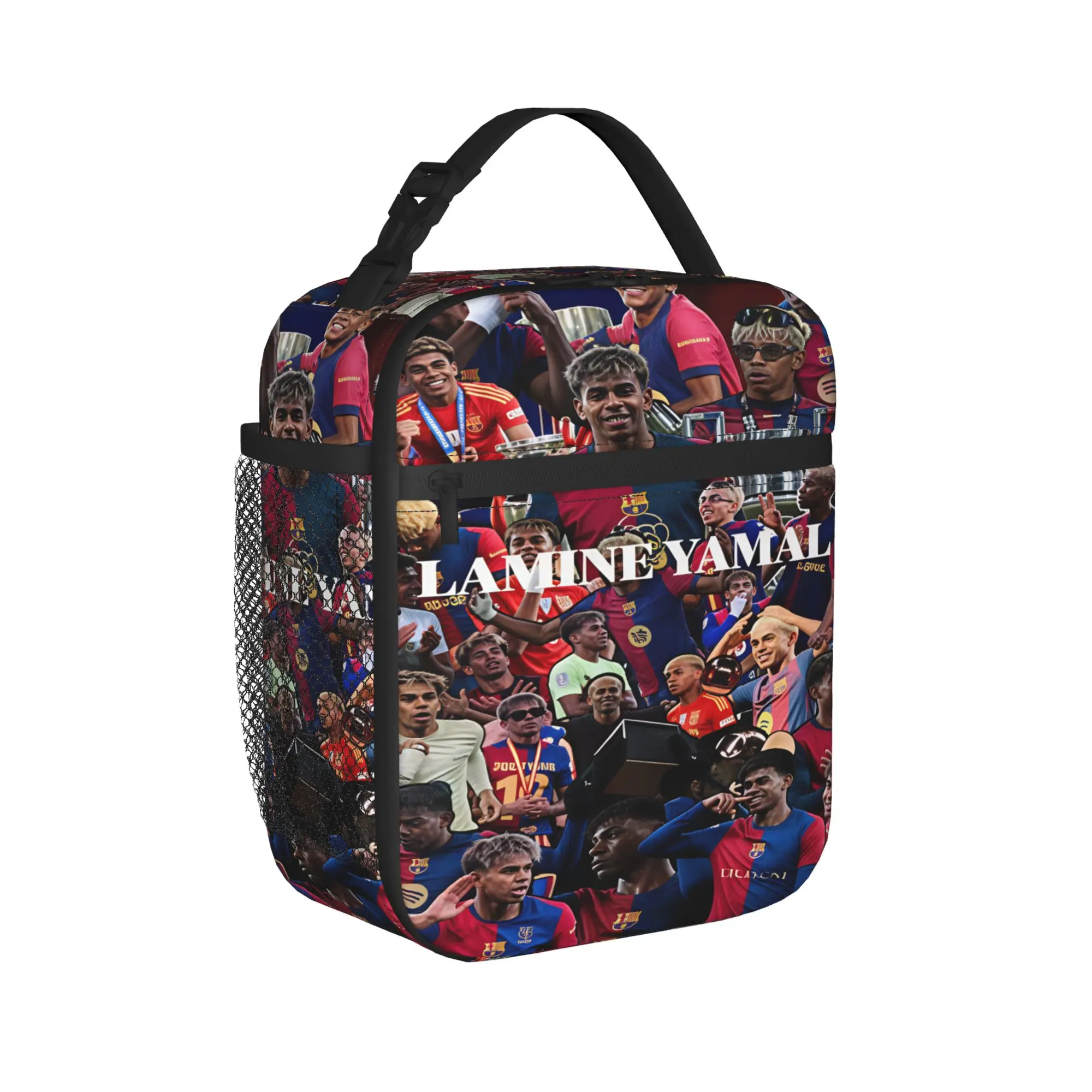 Lamined Y-Yamal Lunch Bag  Retro Lunch Box For Unisex Outdoor Picnic Convenient Cooler Bag Waterproof Thermal Tote Handbags