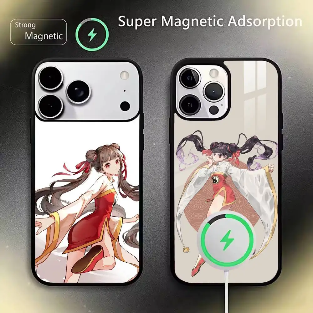 

Cardcaptor Sakura Clear Card-LIMEILING For IPhone17 16 15 14 13 12 11 Plus Pro Max Plus Wireless Charger Phone Case