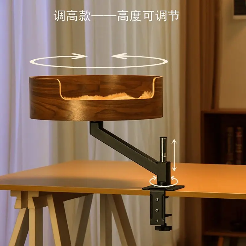 Cat nest desktop floating desk lifting rotating bracket cat climbing frame does not occupy a new type of cat nest