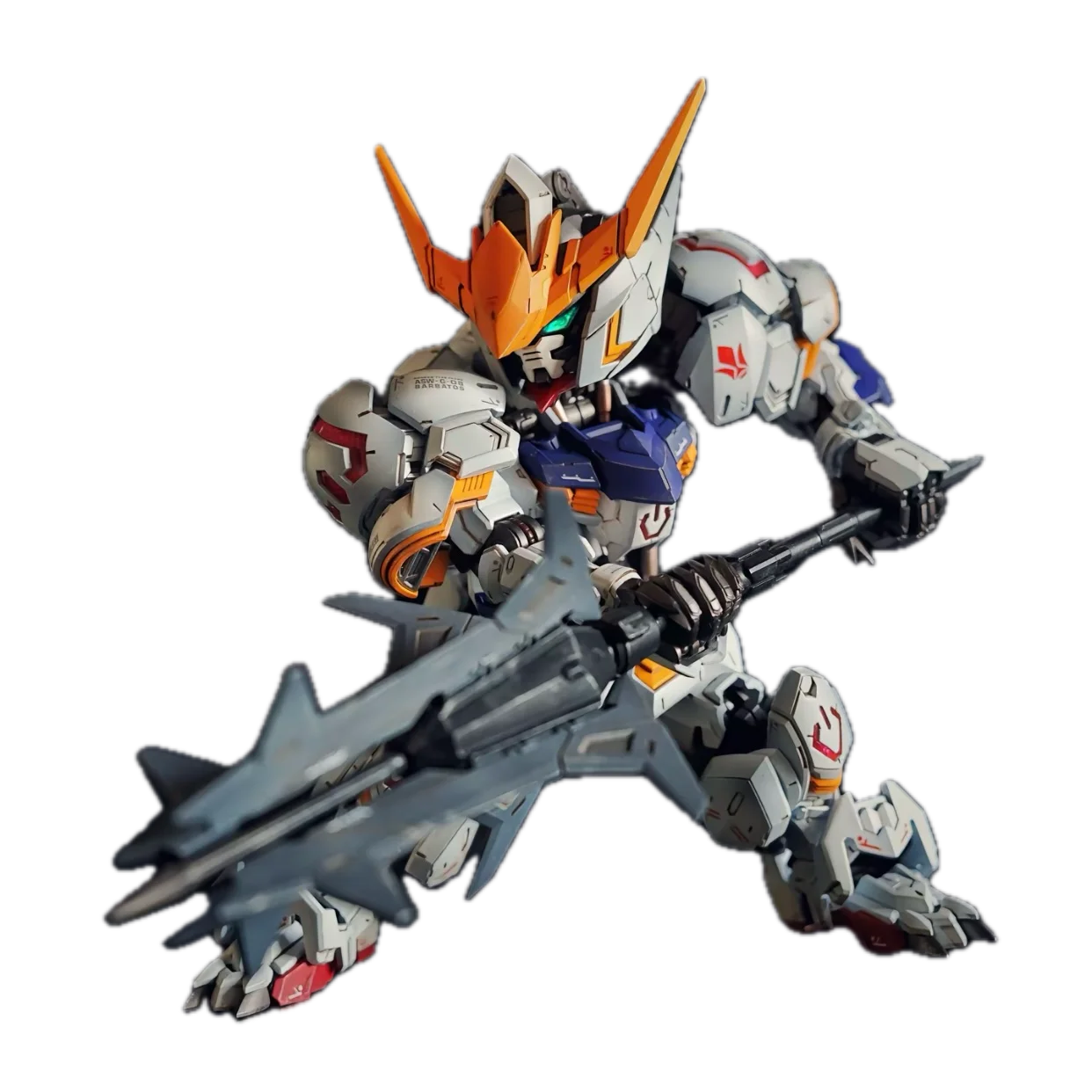 GAOGAO Barbatos MGSD ASW-G-08 مع ملصقات تجميع Mecha أطقم منمذجة تجميع الألعاب
