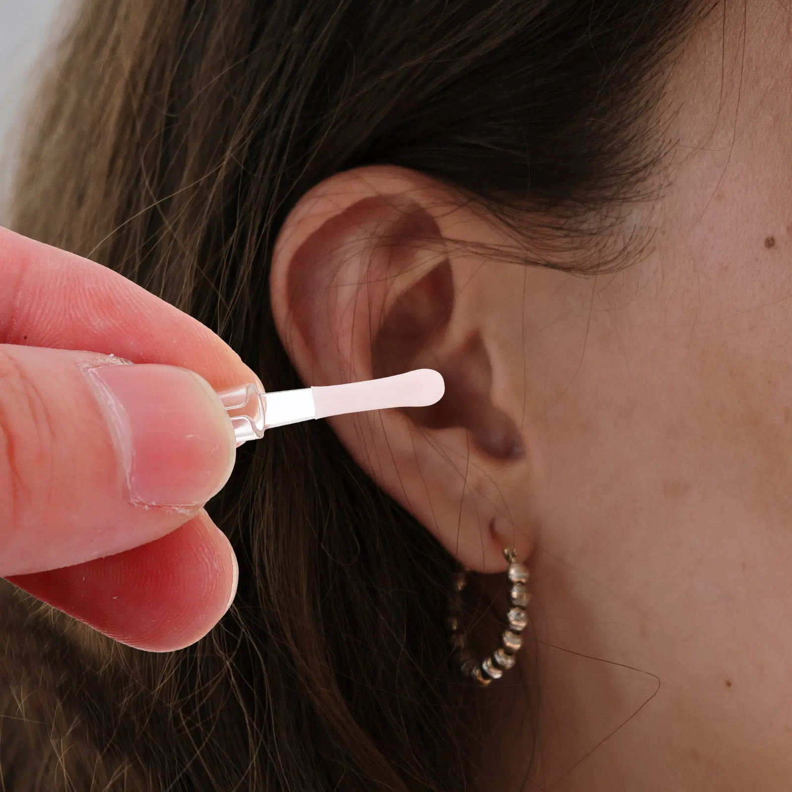 

10Pcs Silicone Ear Spoon Sleeves Comfortable Replacement Covers for Ear Cleaning Wax Removal Reusable Scoop Cover