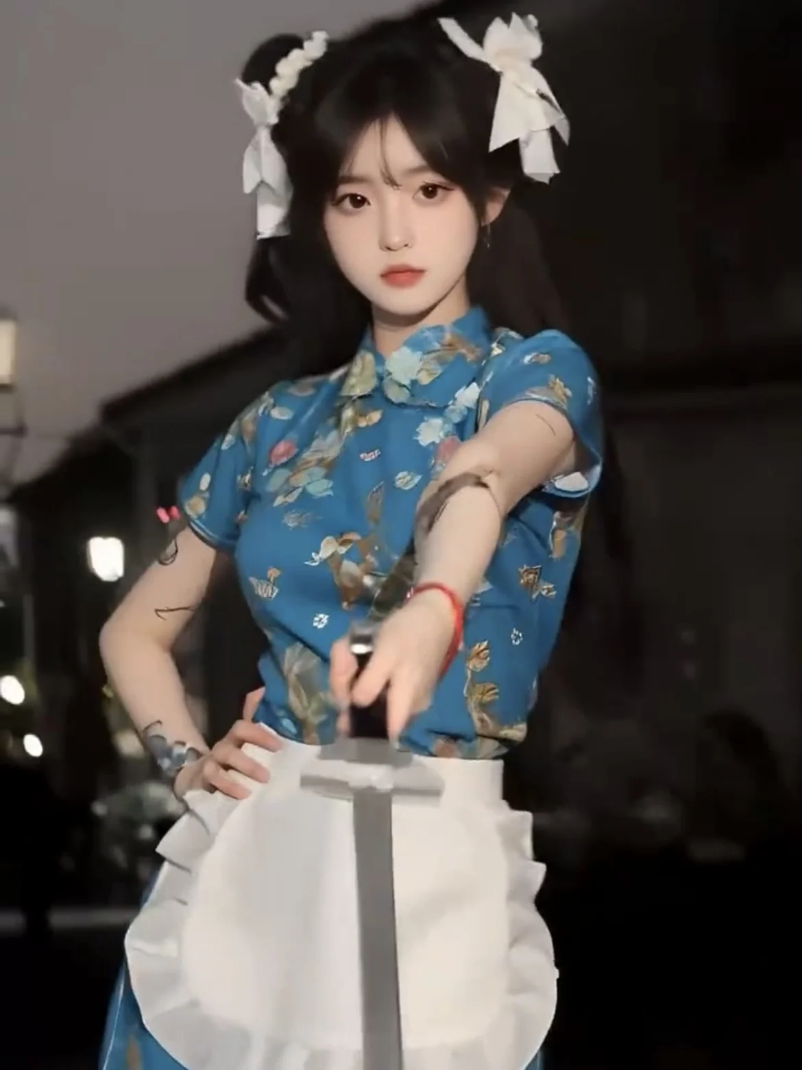 

Новый китайский Sle Dr loween Cisas Косплей orm ort круглый воротник с низким разрезом ort Sve Wome...