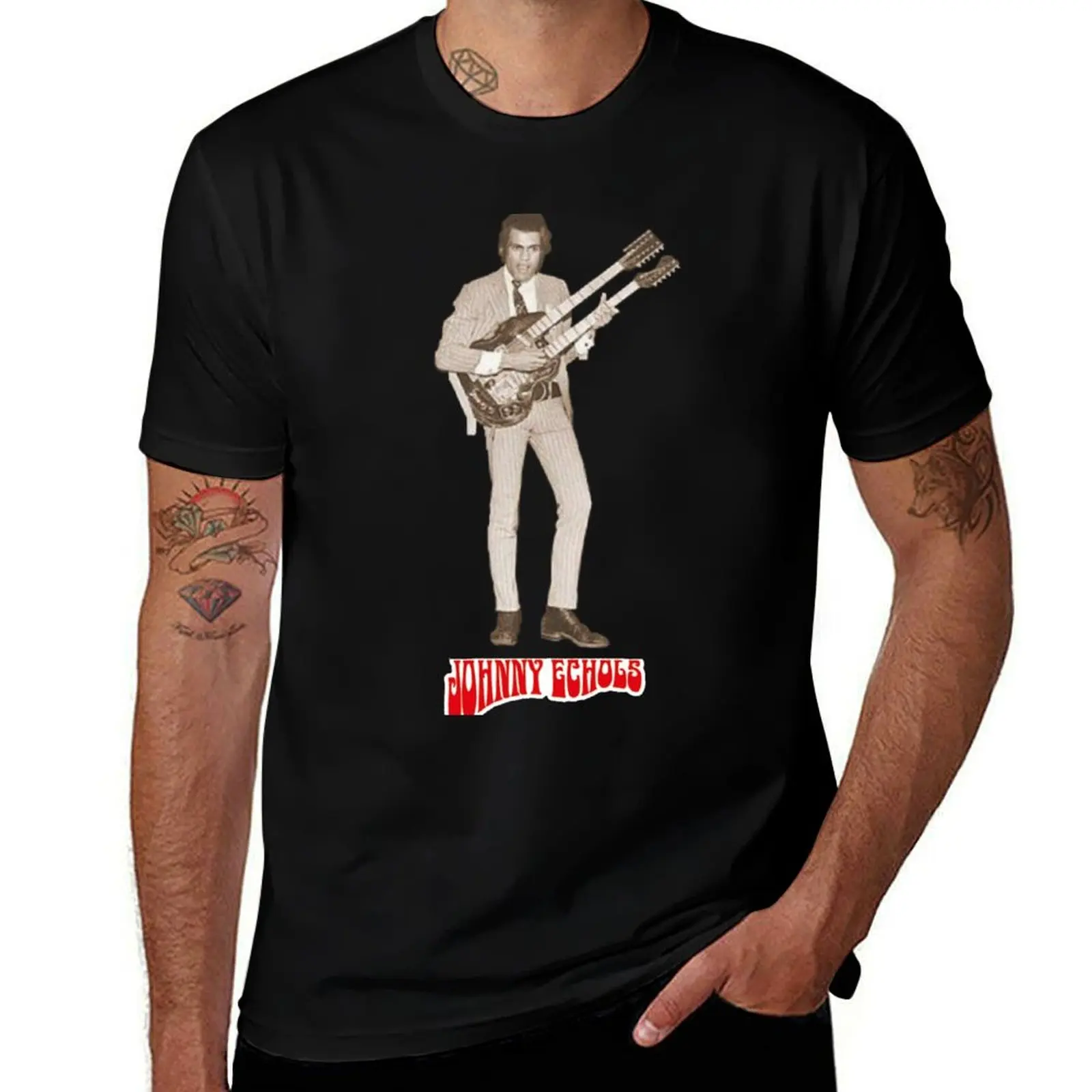 Johnny Echols T-Shirt Casual Basic Street Style T-Shirt