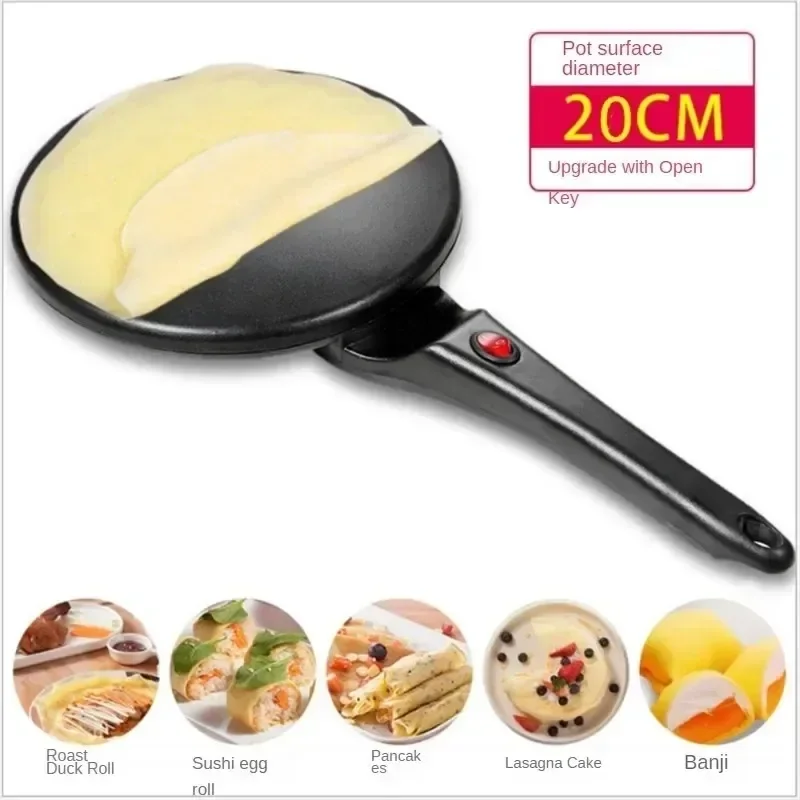 

Crepe Maker Cake Maker Machine Breakfast Pizza Baker Pancake Baking Pan Non-Stick Pan Chinese Spring Roll Cooking Pan